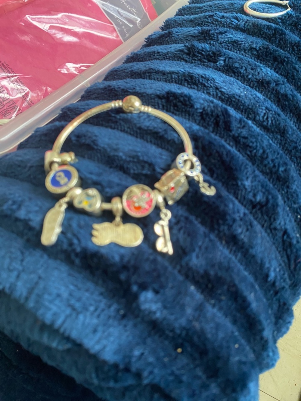 PRINCESS CRUISE CHARM BRACELET WITH 9 CHARMS - Picture 3 of 3